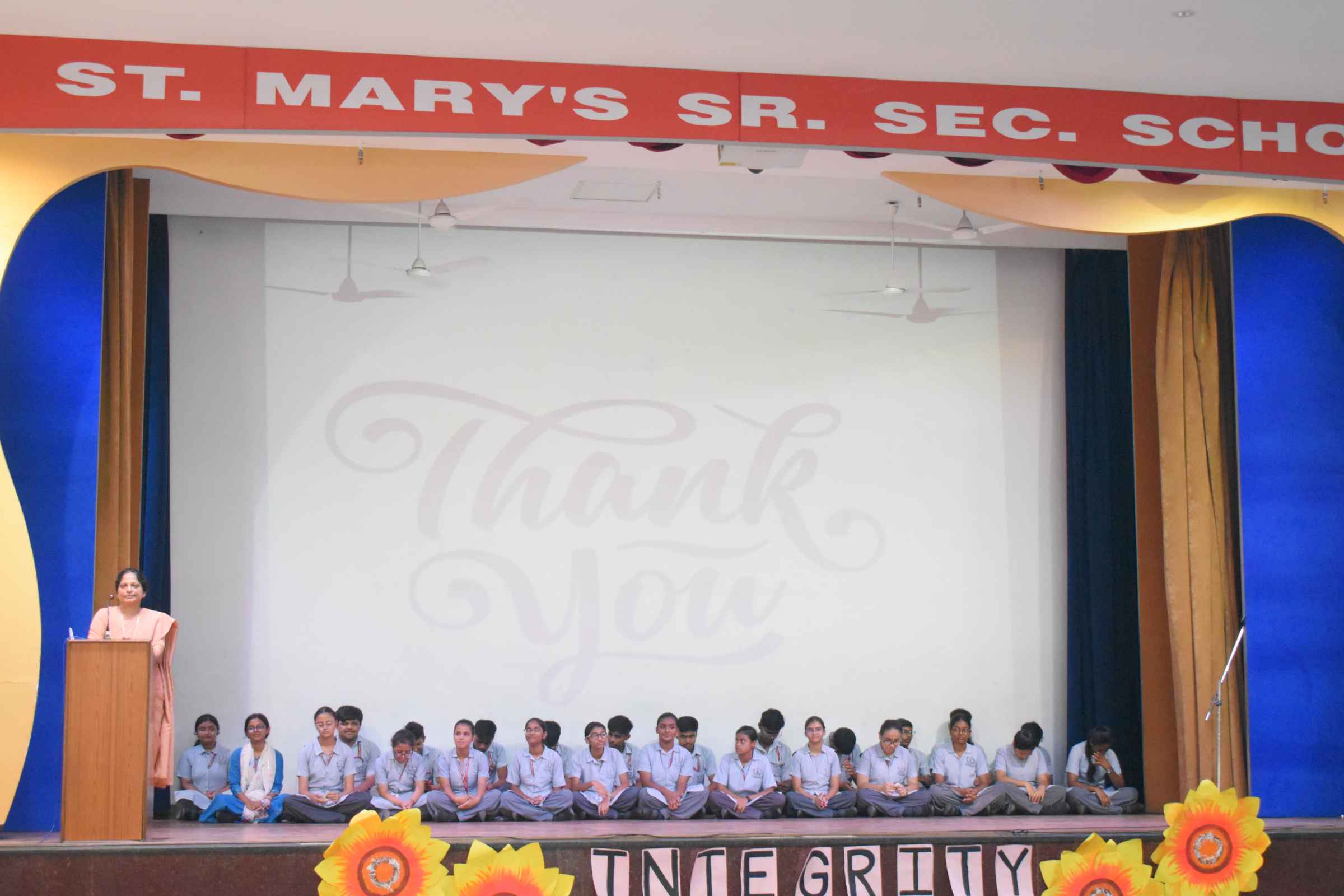 Class 12D Assembly on Intergrity 22Jul24