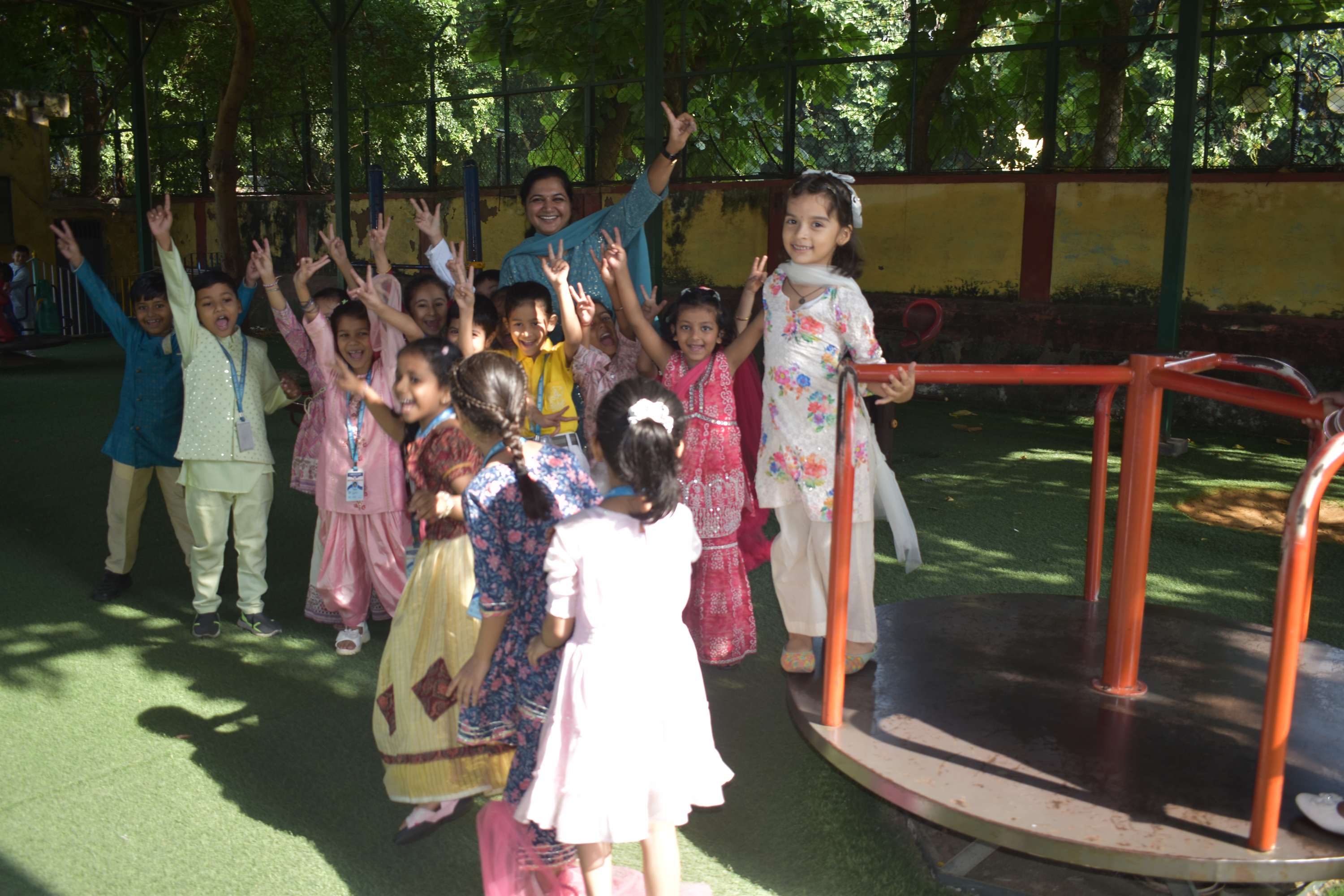 Students Dussehara Activity