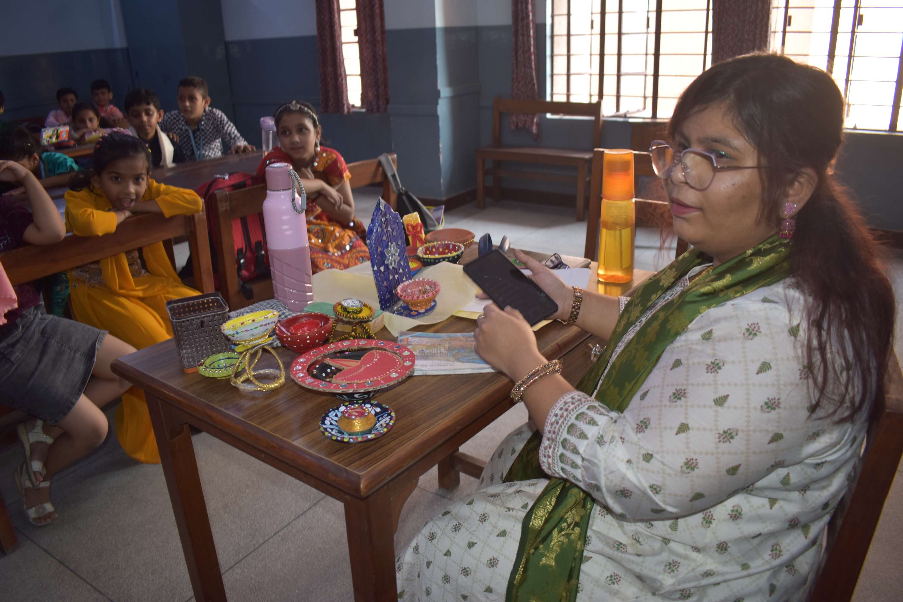 Students Dussehara Activity