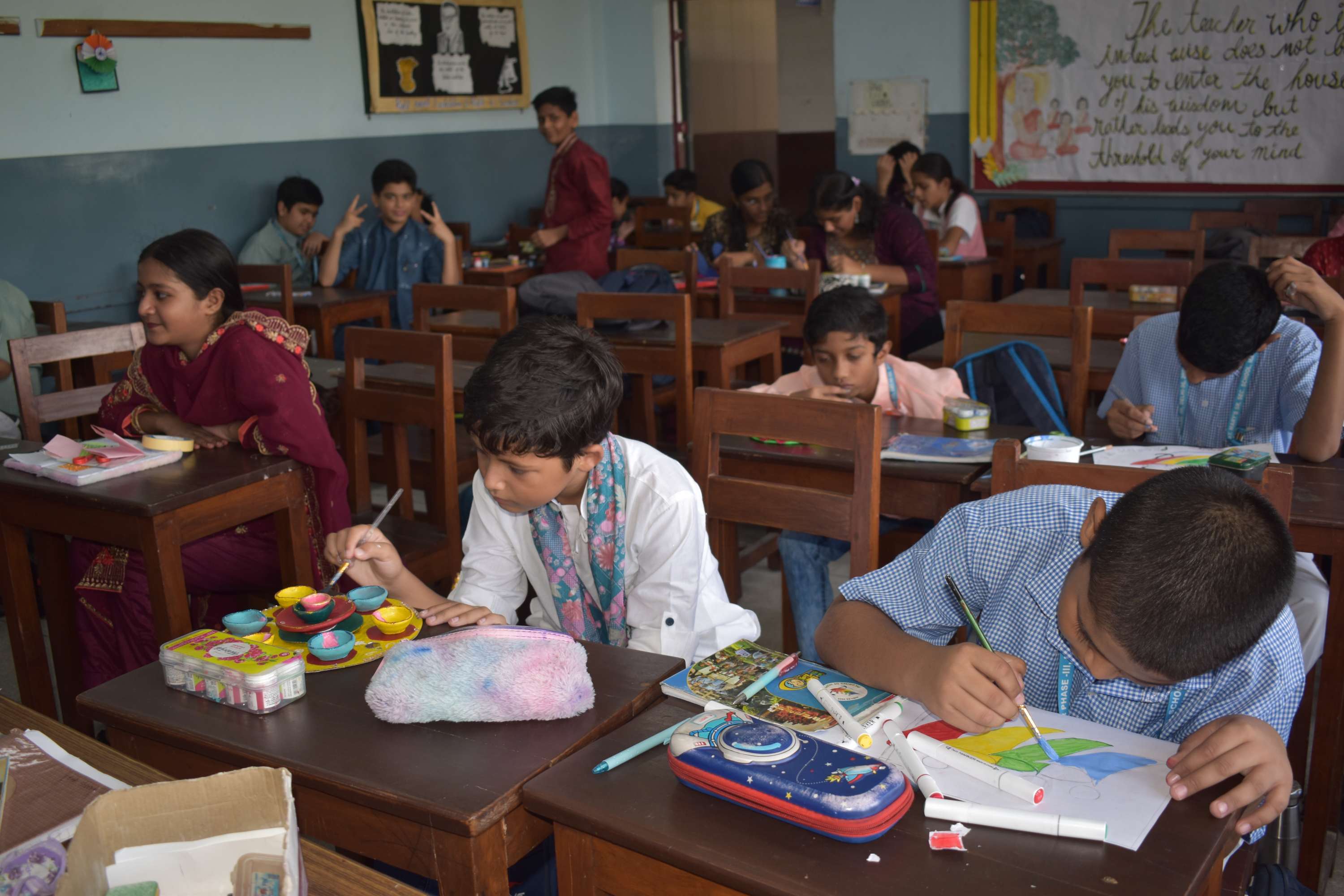 Students Dussehara Activity