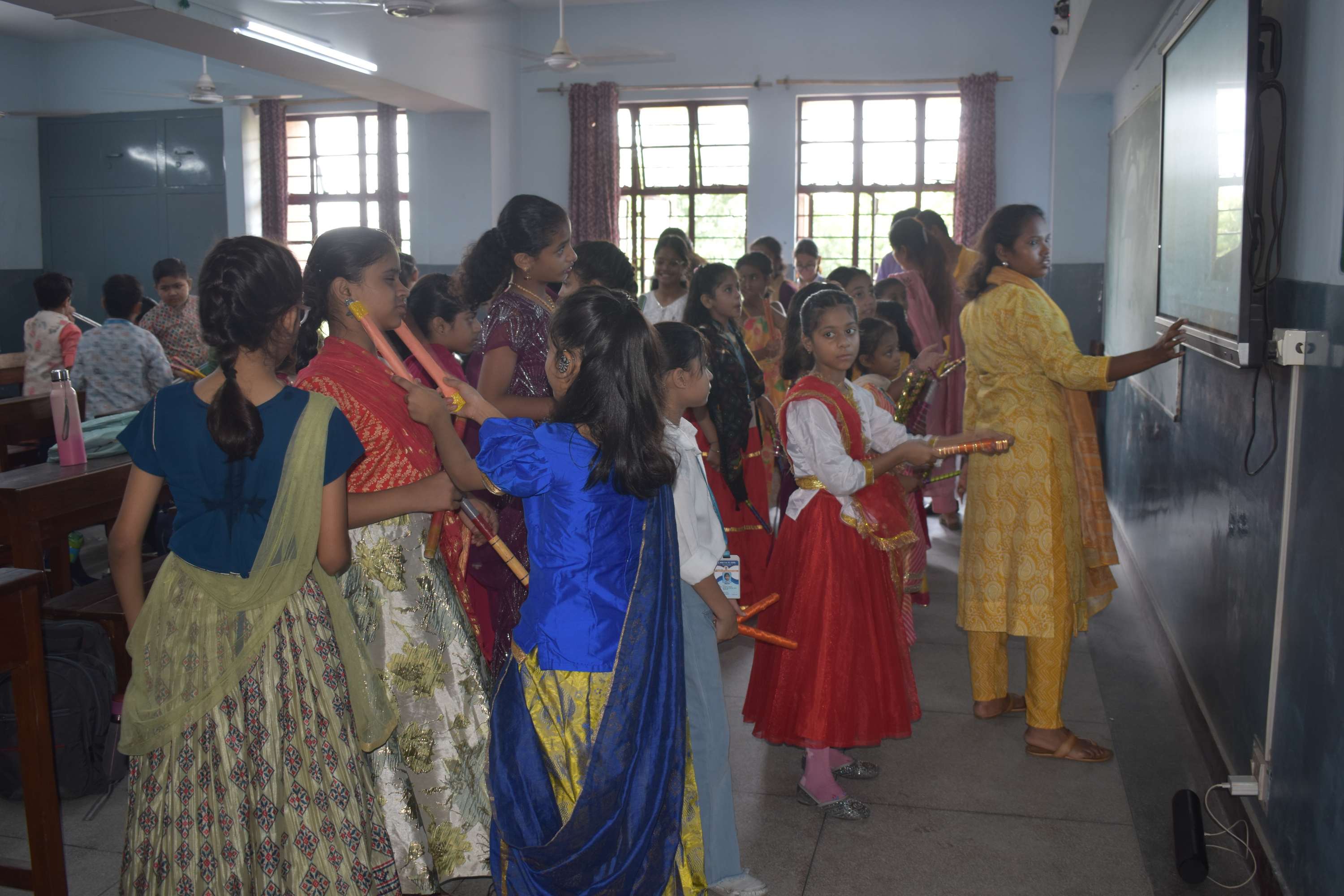 Students Dussehara Activity