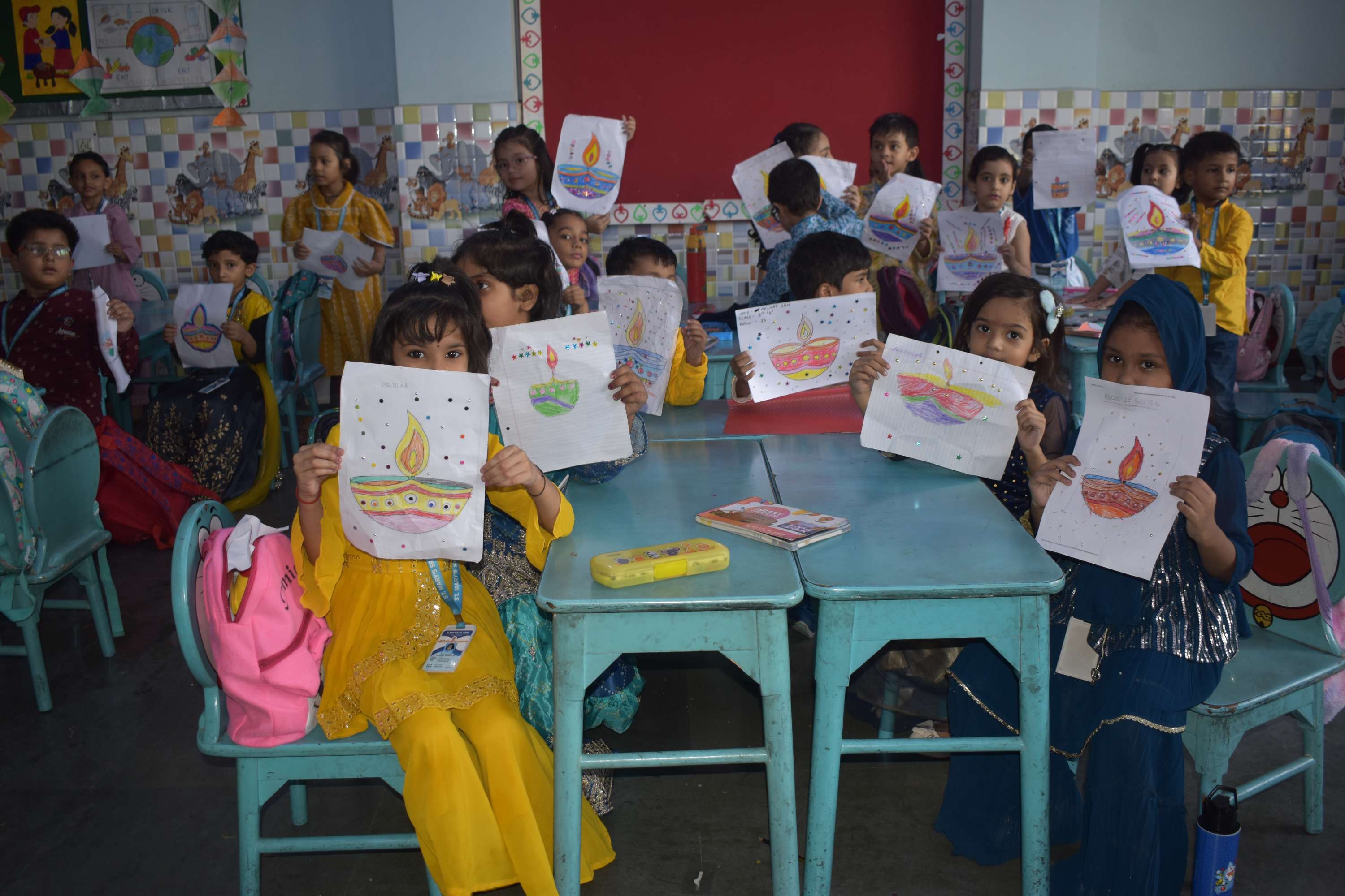 Students Dussehara Activity