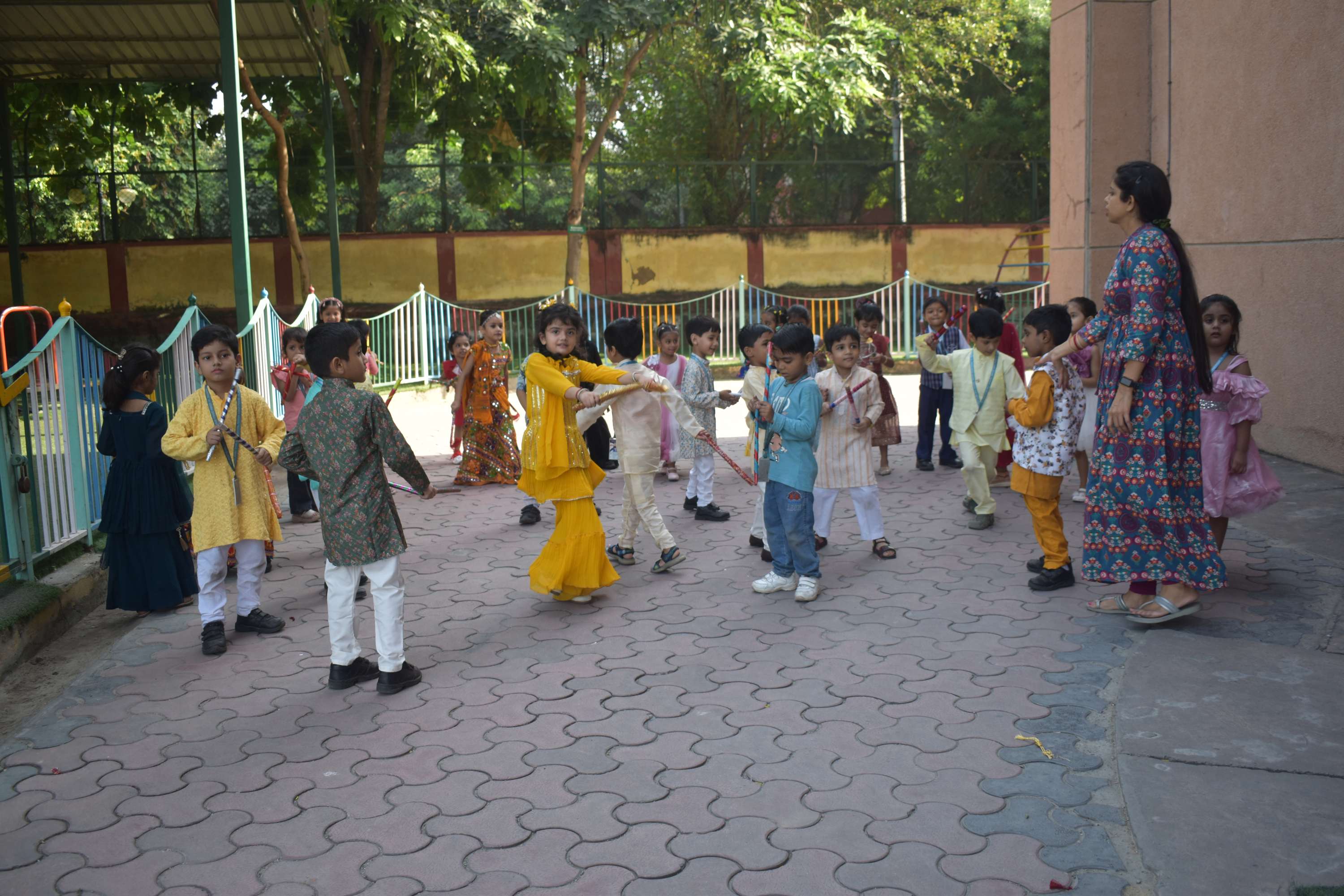 Students Dussehara Activity