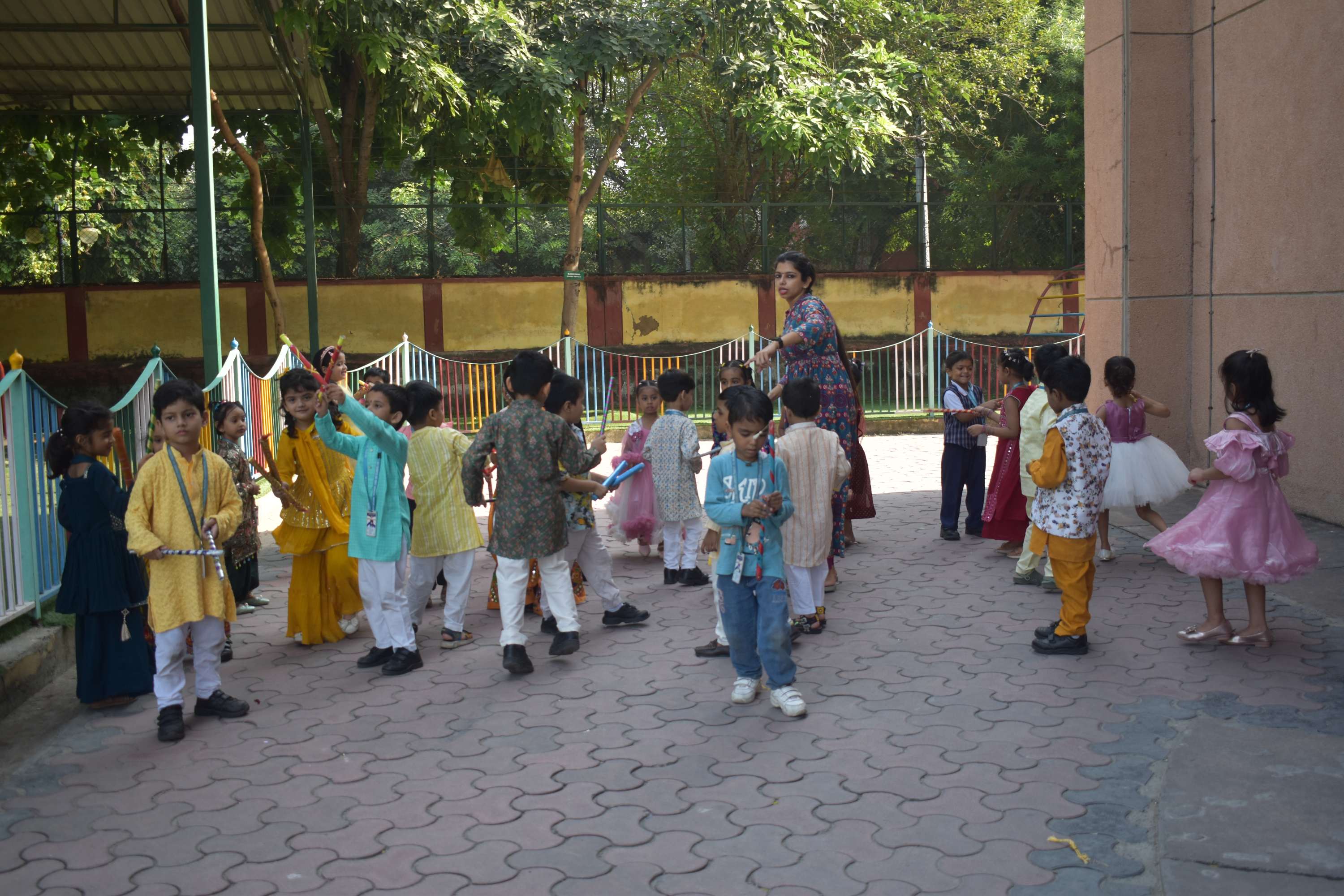 Students Dussehara Activity