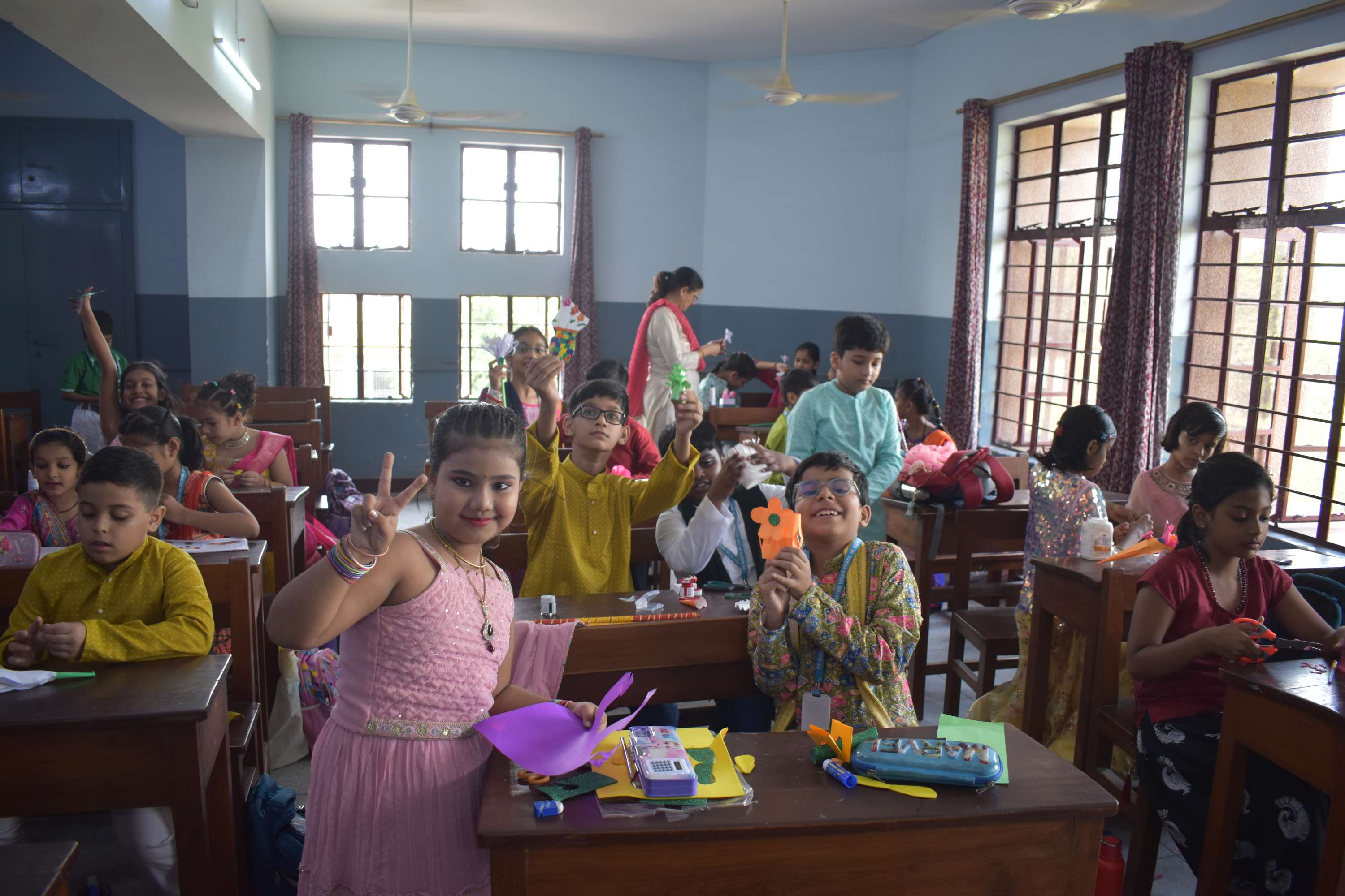 Students Dussehara Activity
