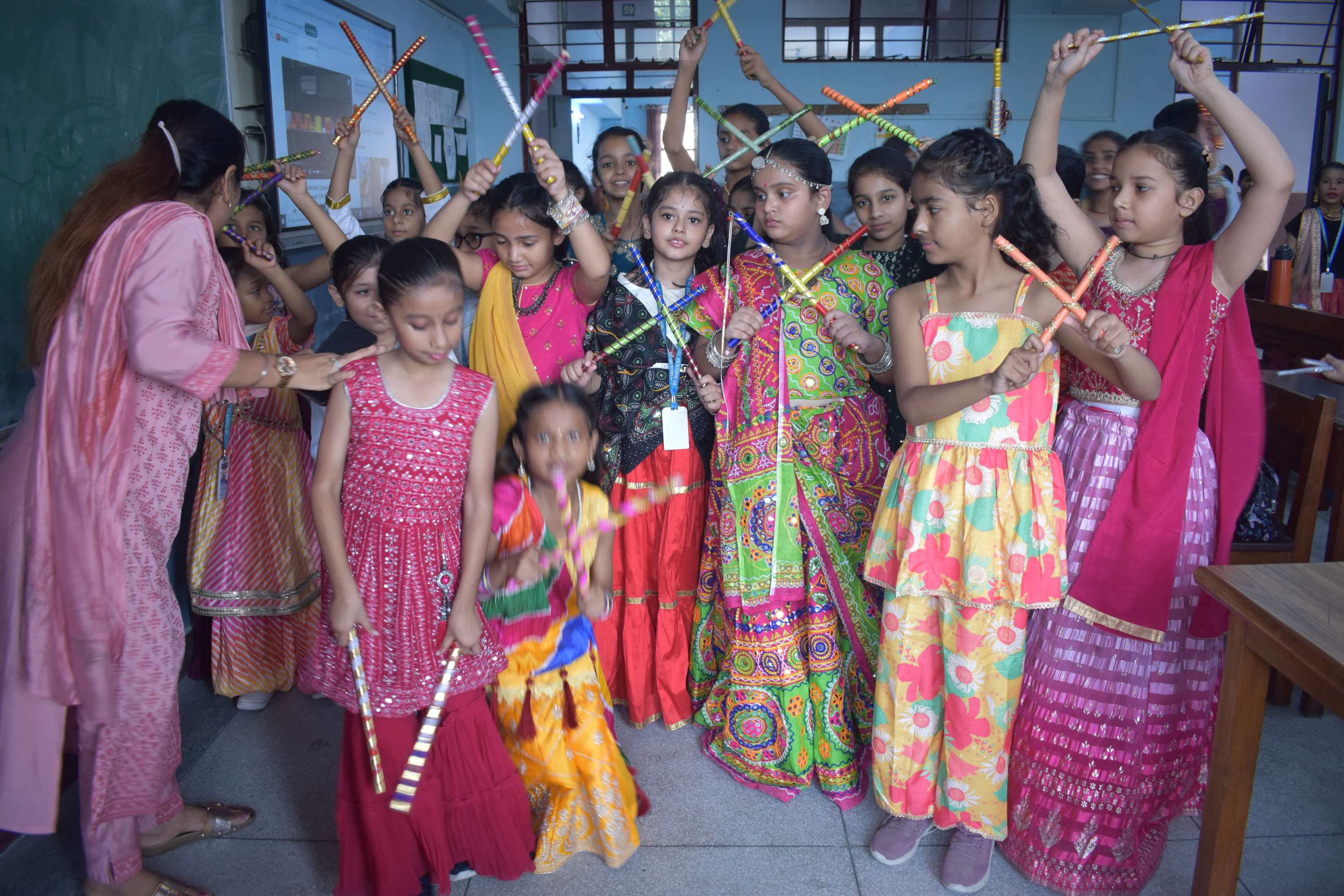 Students Dussehara Activity