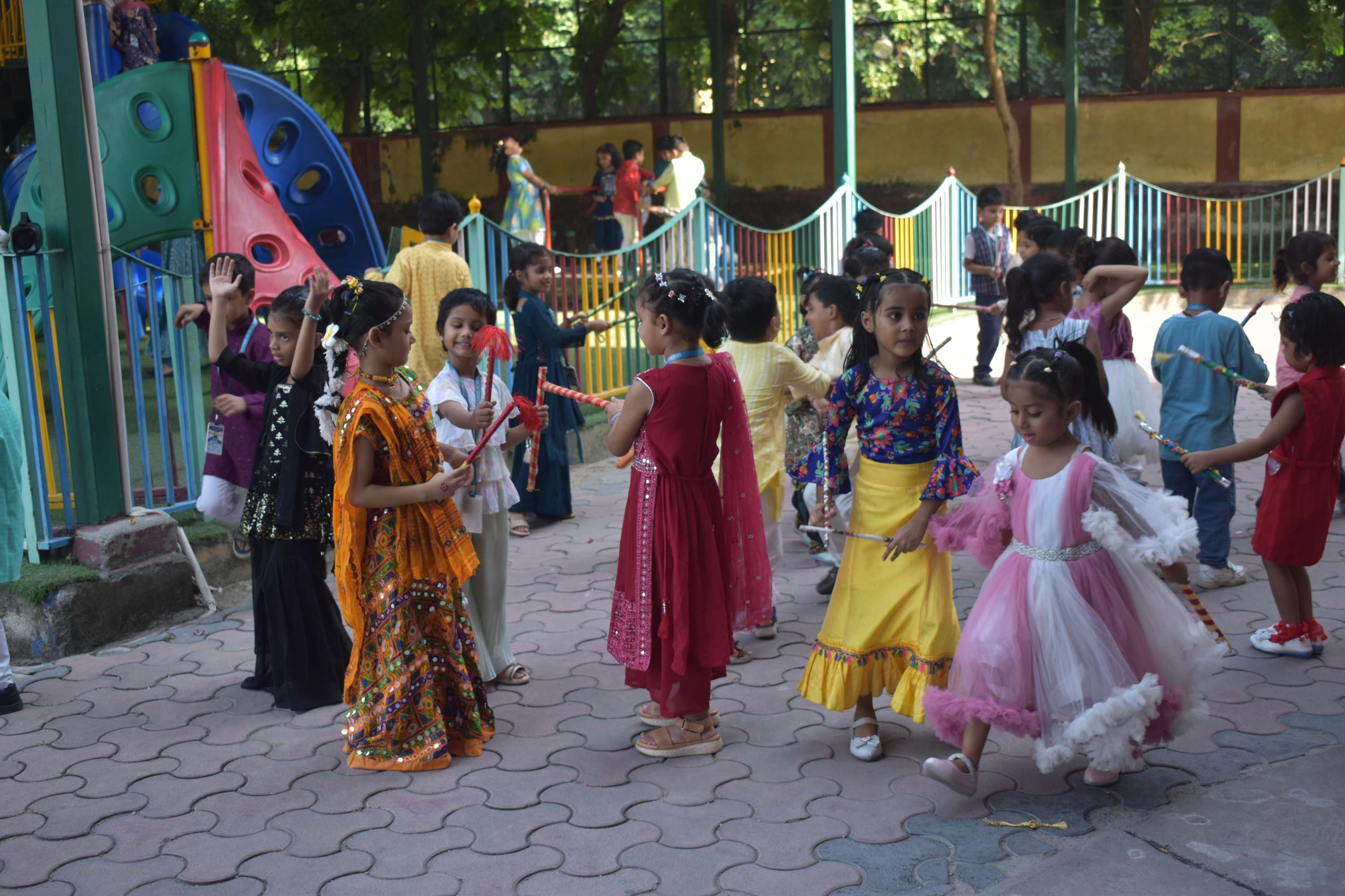 Students Dussehara Activity