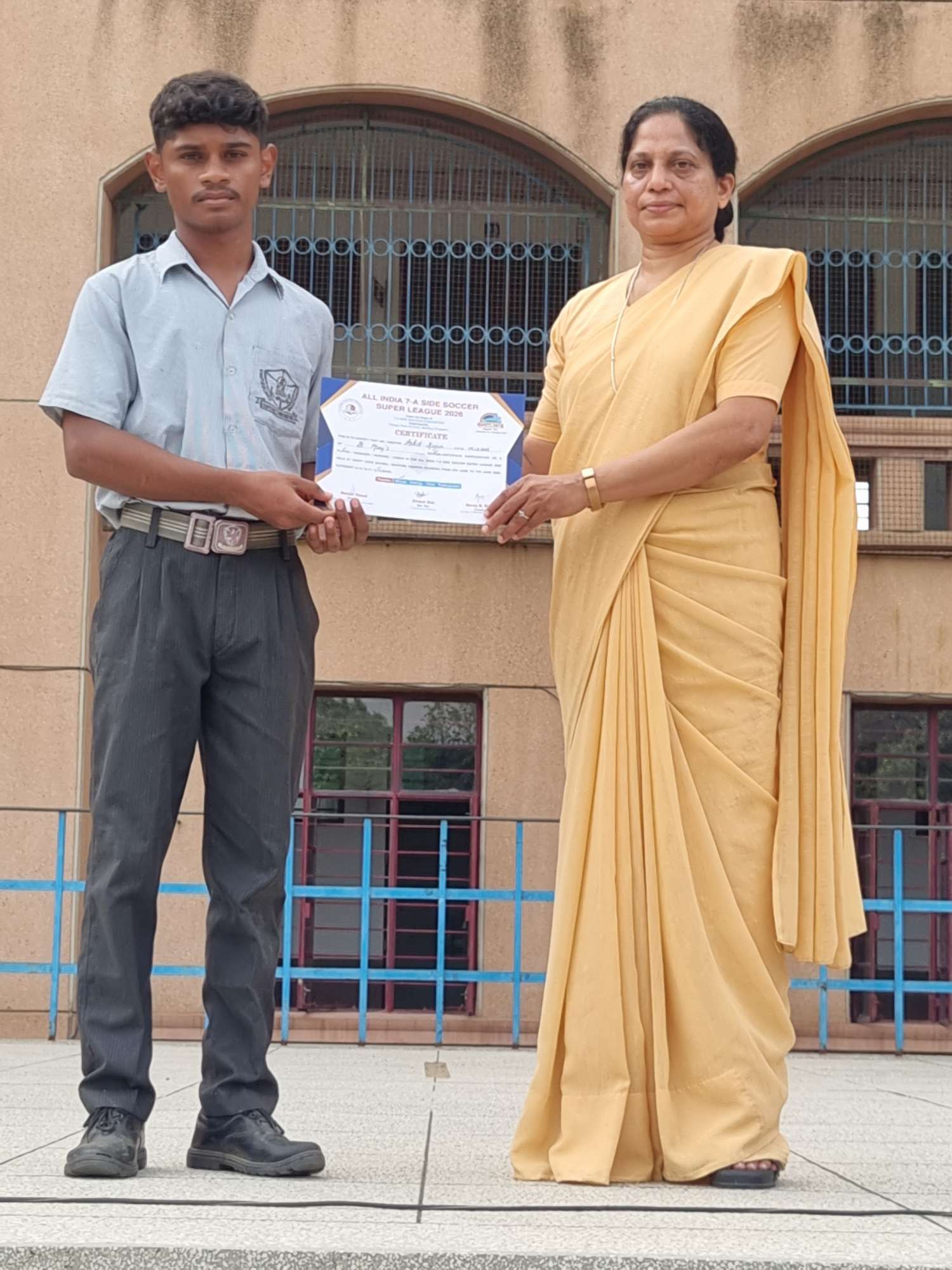 7A Side Soccer Super League Prize Distribution
