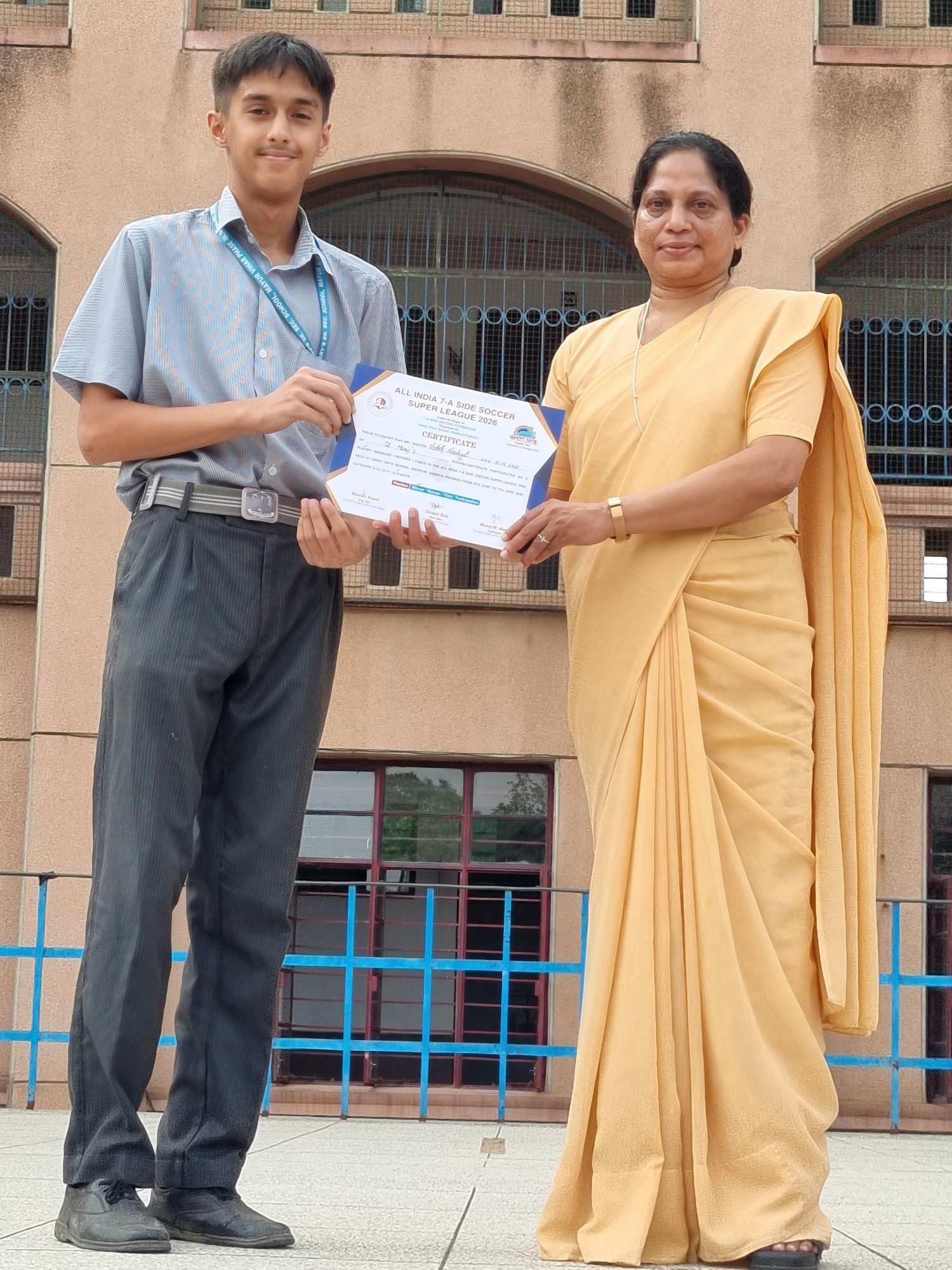 7A Side Soccer Super League Prize Distribution