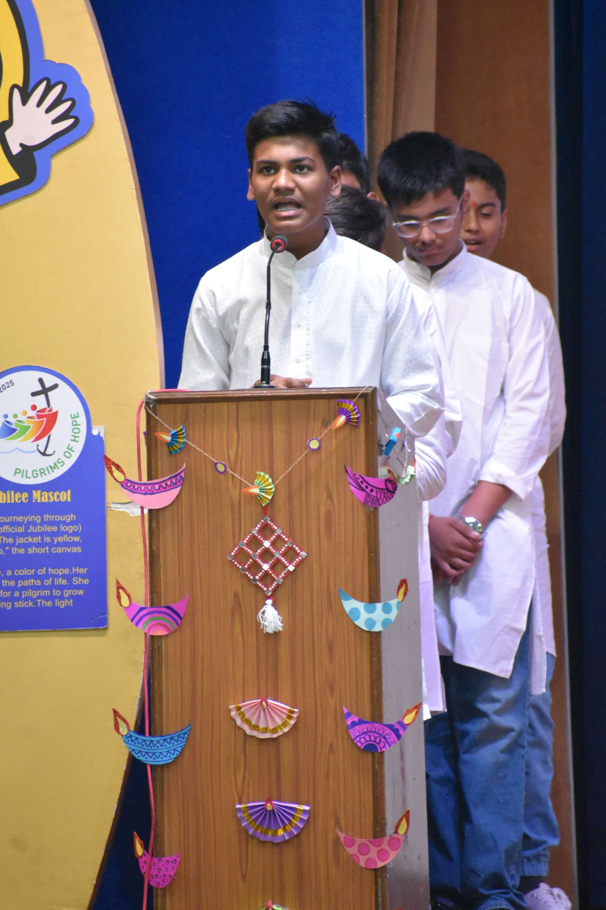 Diwali Assembly by Maths Club